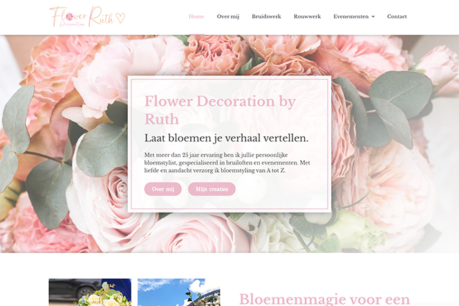 Mobinet Website Flower Decoration Ruth